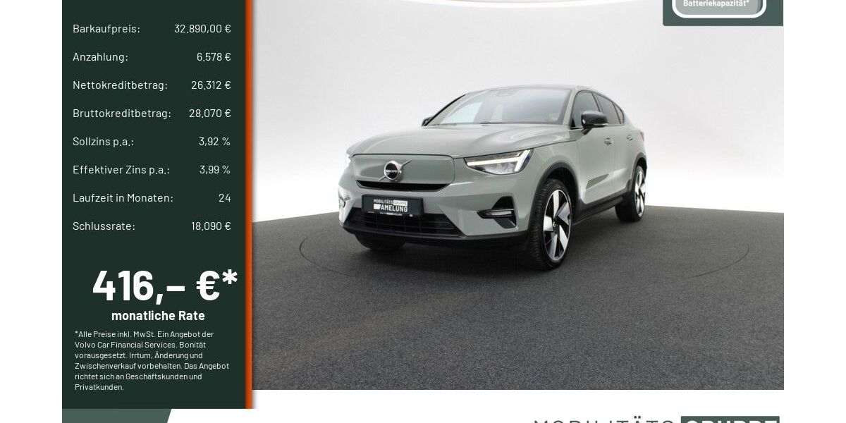 Volvo C40 40.282 km 32.890 &euro; Engelskirchen 51766