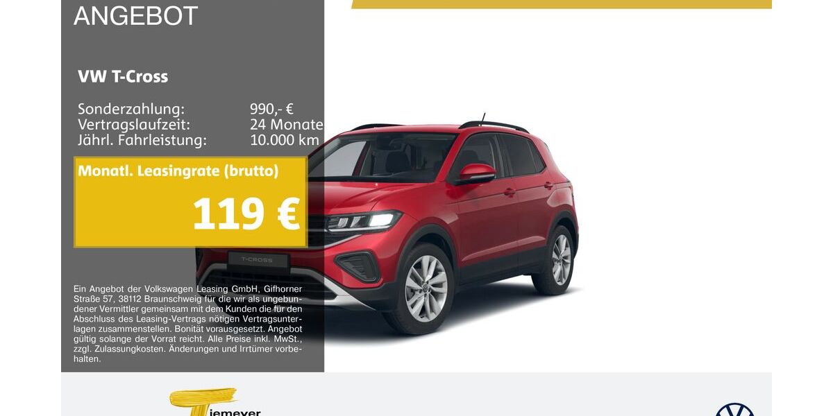 VW T-Cross 8.595 km 20.570 &euro; Lüdenscheid 58507