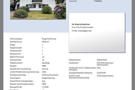 Wohnung Neunkirchen-Seelscheid Seelscheid - 2 Zimmer, 84 m&sup2;, 924&euro; | Angebot:25907472