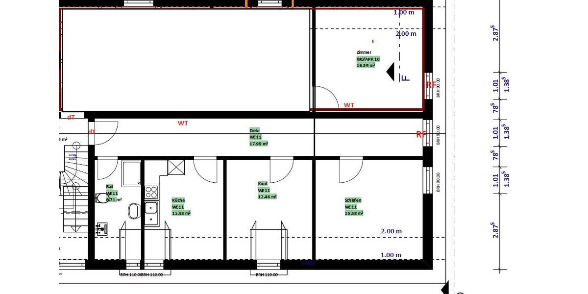 Etagenwohnung Gummersbach Berstig Süd - 3 Zimmer, 81 m&sup2;, 750&euro; | Angebot:26420215