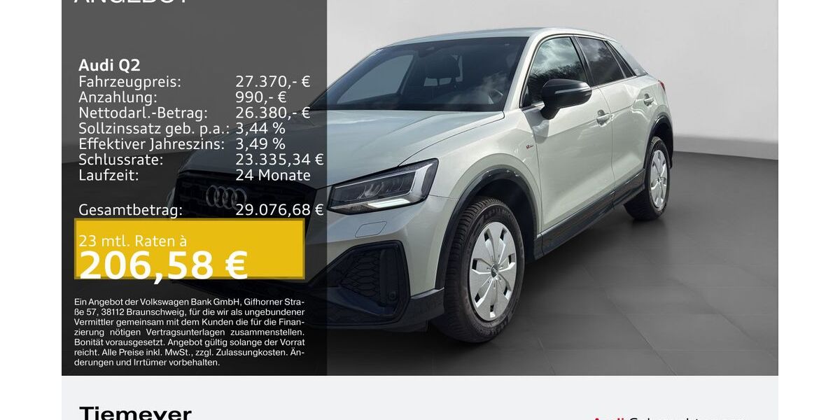 Audi Q2 8.211 km 26.680 &euro; Lüdenscheid 58511