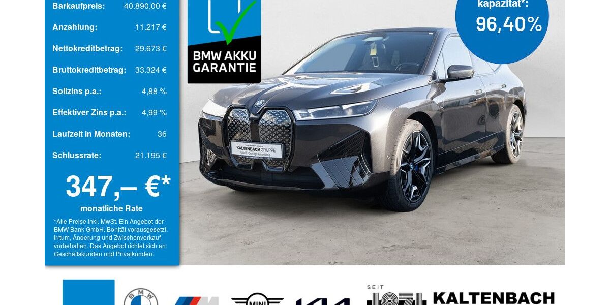 BMW iX 76.244 km 40.890 &euro; Overath-Vilkerath 51491