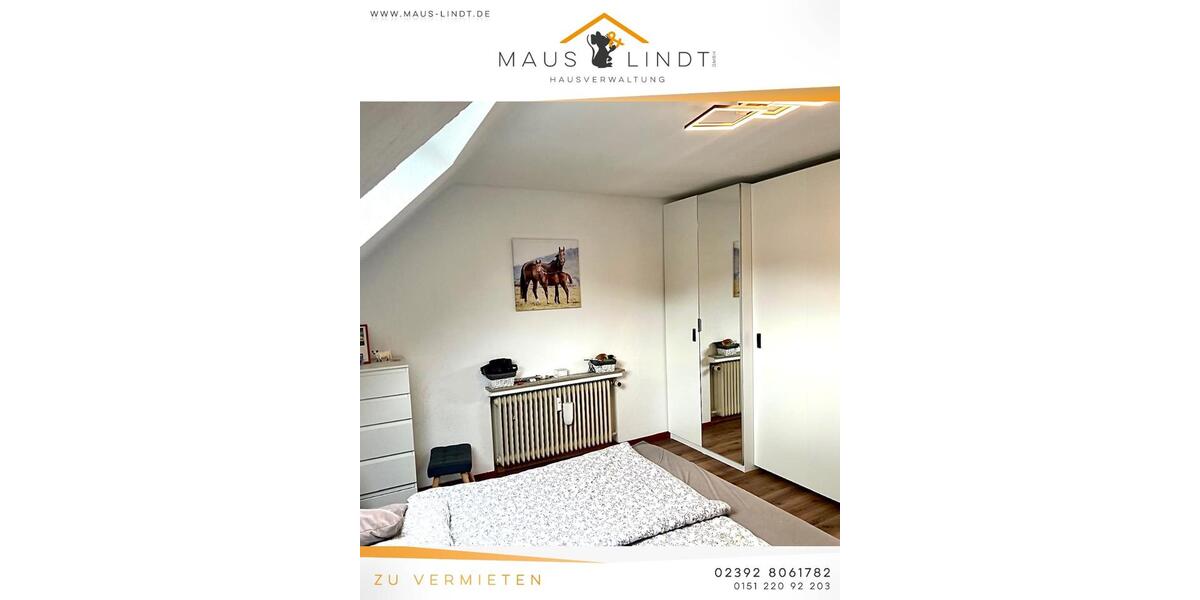 Dachgeschoßwohnung Werdohl - 2 Zimmer, 58 m&sup2;, 540&euro; | Angebot:26041774