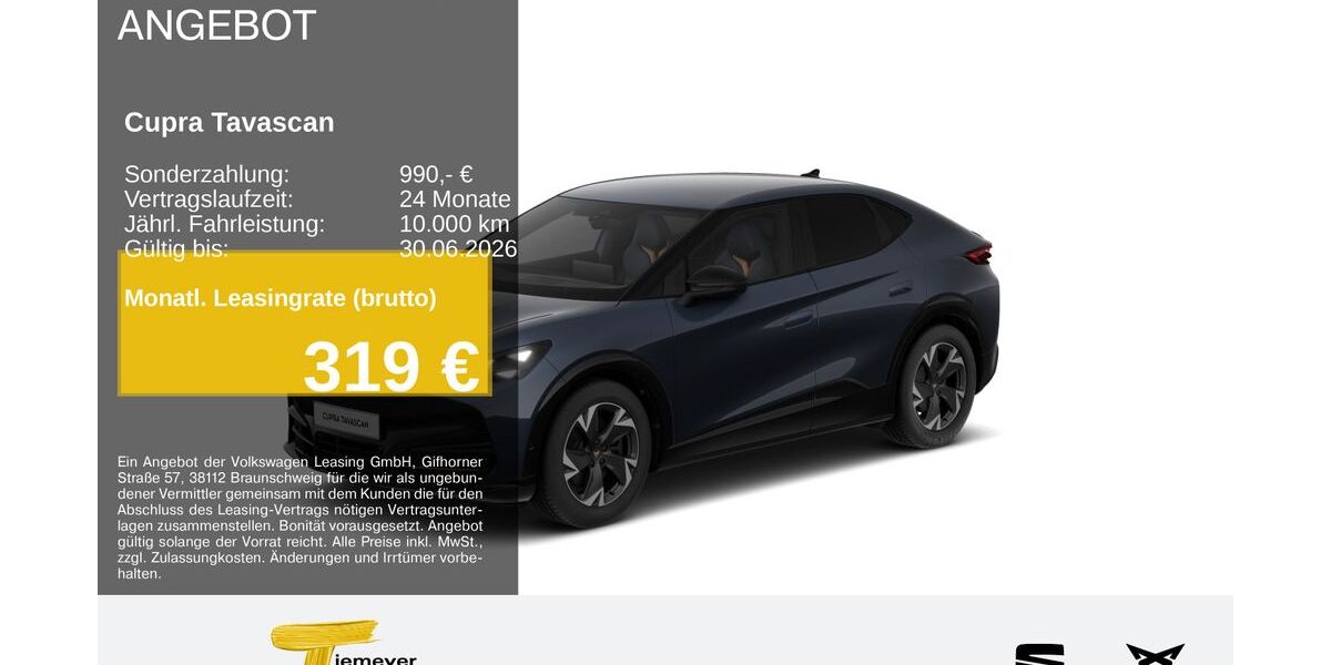 Cupra Tavascan 12.154 km 41.090 &euro; Lüdenscheid 58513