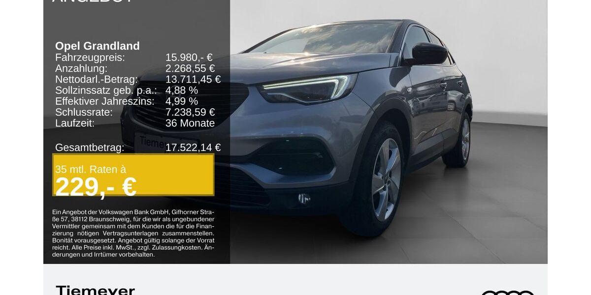 Opel Grandland (X) 67.096 km 15.980 &euro; Lüdenscheid 58511