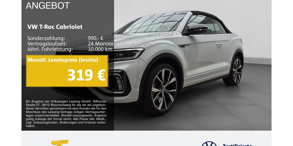 VW T-Roc 14.675 km 33.290 &euro; Lüdenscheid 58507
