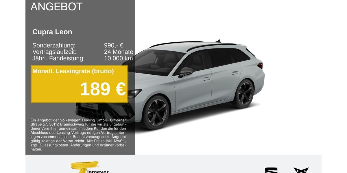 Cupra Leon 28.394 km 30.220 &euro; Plettenberg 58840