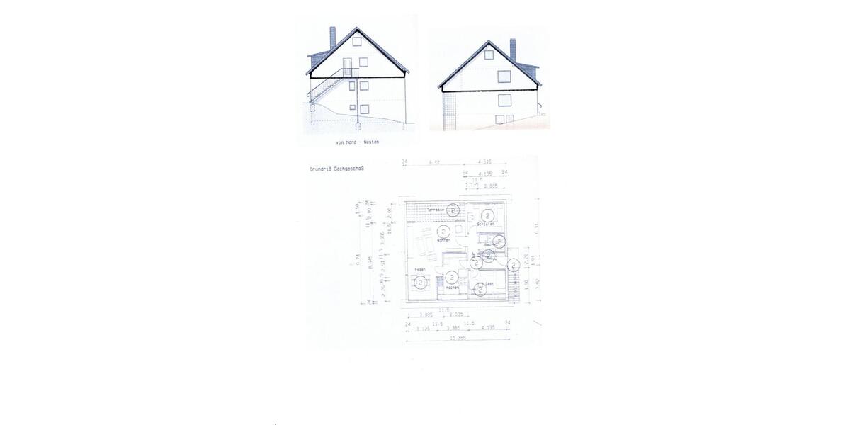 Dachgeschoßwohnung Overath - 4 Zimmer, 105 m&sup2;, 1.050&euro; | Angebot:27587217