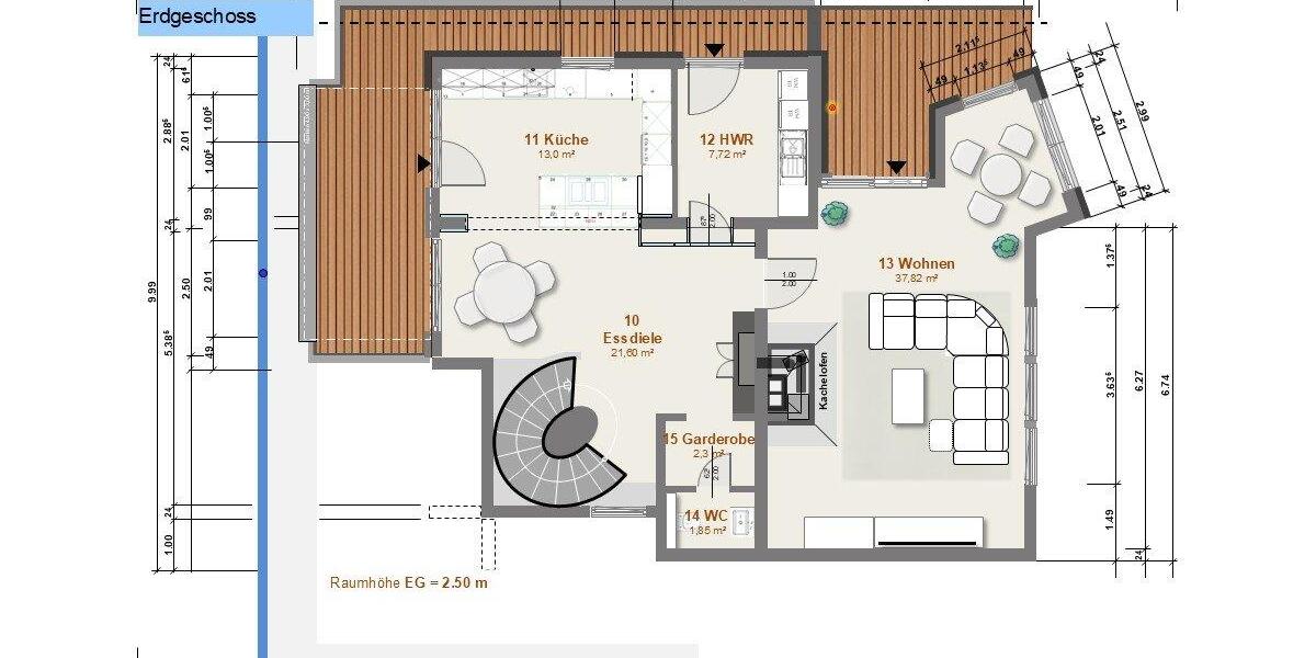 Einfamilienhaus Kürten - 5 Zimmer, 192 m&sup2;, 2.000&euro; | Angebot:26475243