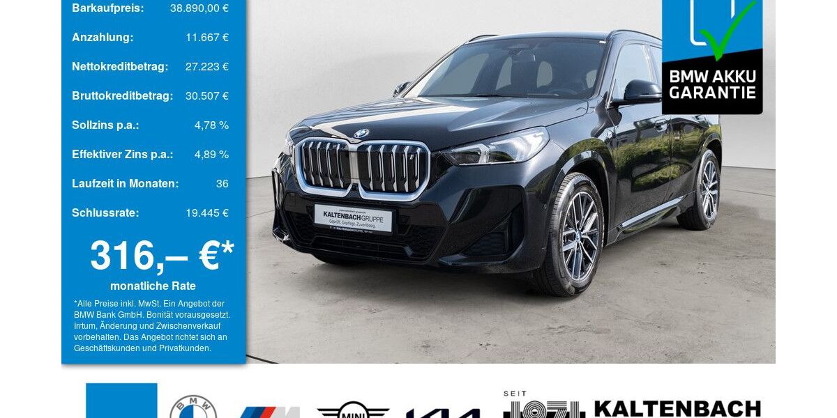BMW iX1 28.539 km 37.390 &euro; Overath-Vilkerath 51491