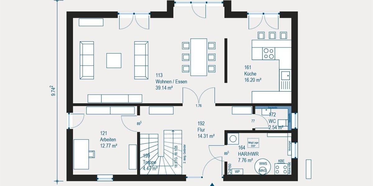 Individuell geplantes Einfamilienhaus in Much - Flexibles Wohnen mit allkauf Dienstleistungspaket Pro Time für Heimwerker - Einfamilienhaus Much | Angebot:27356575