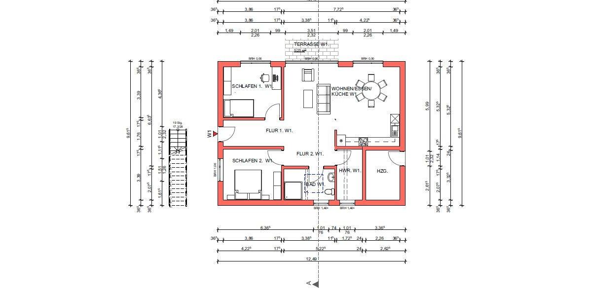 Terrassenwohnung Freudenberg - 3 Zimmer, 105 m&sup2;, 1.000&euro; | Angebot:25974971