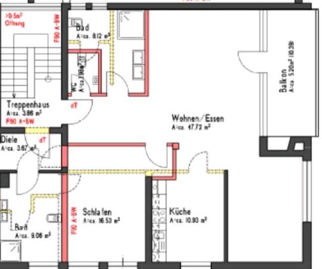 Etagenwohnung Marienheide - 2.5 Zimmer, 91 m&sup2;, 1.244&euro; | Angebot:25361894