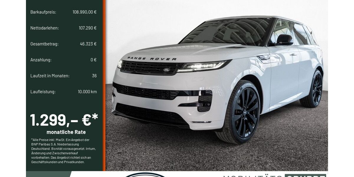 Land Rover Range Rover Sport 5.500 km 105.990 &euro; Engelskirchen 51766