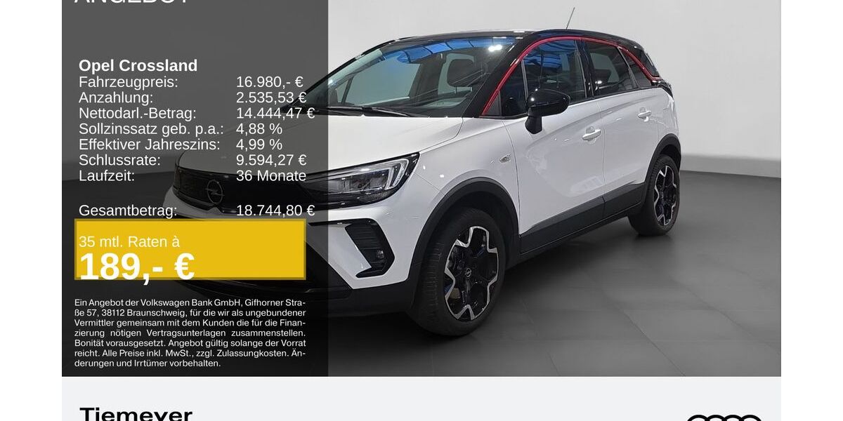 Opel Crossland (X) 30.227 km 16.460 &euro; Plettenberg 58840