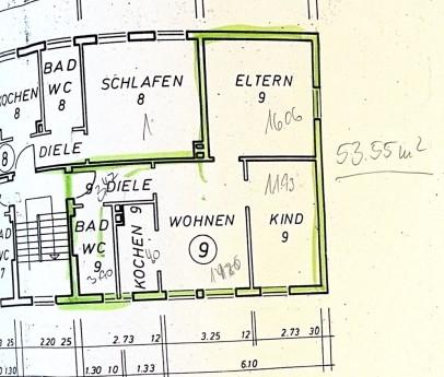 Etagenwohnung Lüdenscheid Othlinghausen - 3 Zimmer, 53 m&sup2;, 320&euro; | Angebot:25179801
