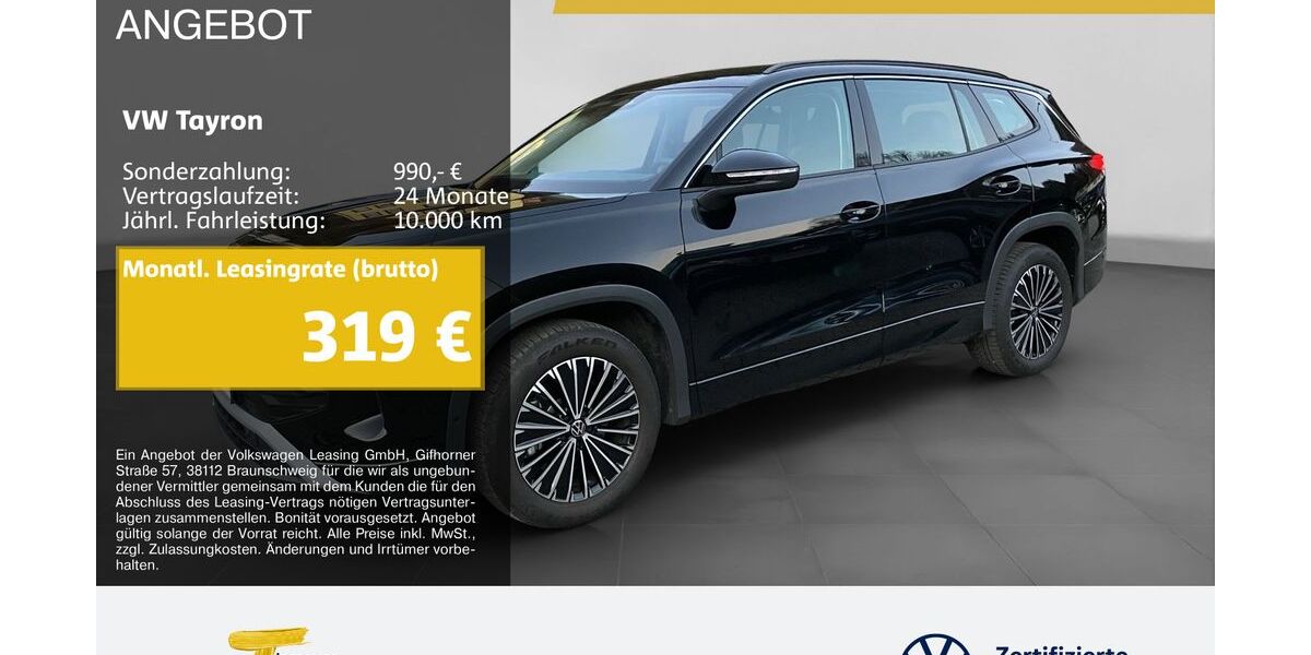 VW Tayron 25.716 km 34.990 &euro; Plettenberg 58840