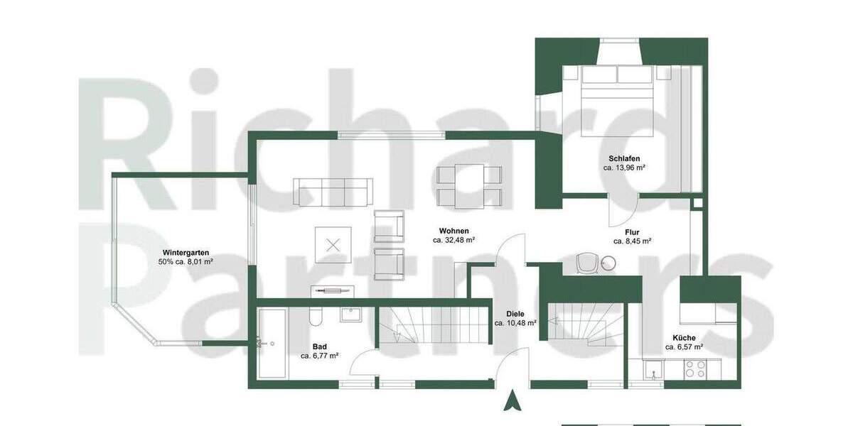 Doppelhaushälfte Marienheide Stülinghausen - 3 Zimmer, 125 m&sup2;, 299.000&euro; | Angebot:25836944