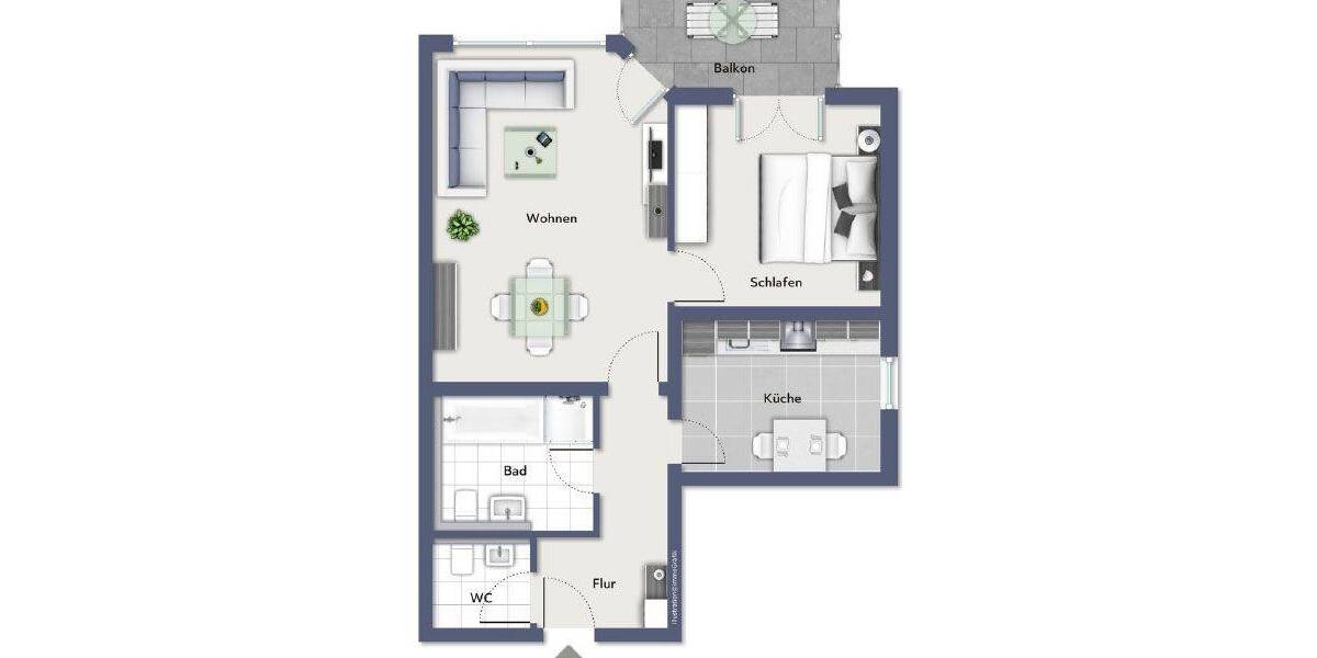 Etagenwohnung Overath - 2 Zimmer, 72 m&sup2;, 250.000&euro; | Angebot:26844062