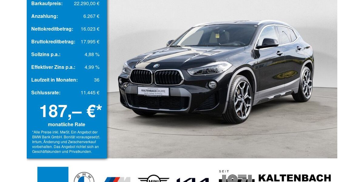 BMW X2 89.800 km 21.890 &euro; Overath-Vilkerath 51491