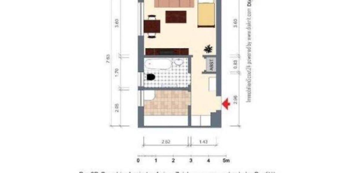 Dachgeschoßwohnung Breckerfeld - 1 Zimmer, 33 m&sup2;, 375&euro; | Angebot:25403021
