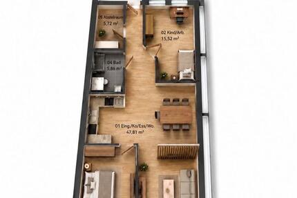 Wohnung Lüdenscheid - 3 Zimmer, 90 m&sup2;, 219.000&euro; | Angebot:26877128