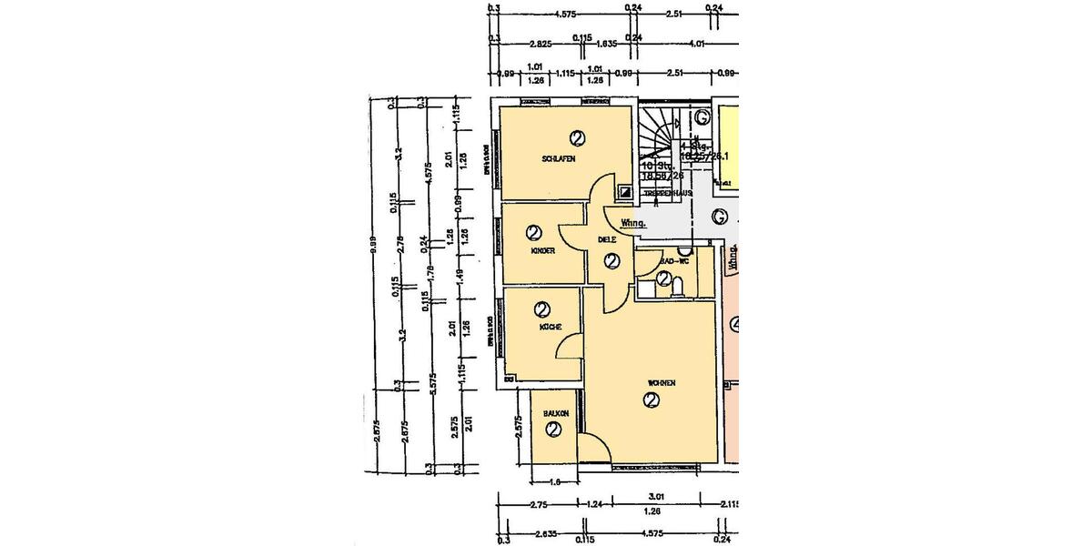 Etagenwohnung Windeck - 2.5 Zimmer, 67 m&sup2;, 510&euro; | Angebot:24487670