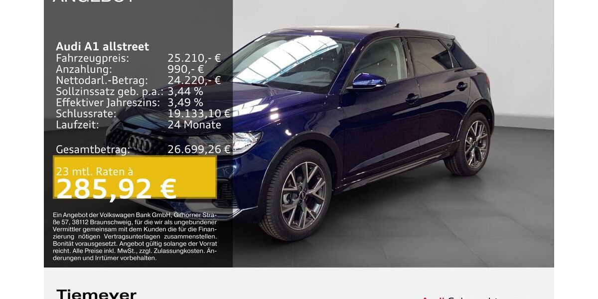 Audi A1 3.499 km 24.790 &euro; Plettenberg 58840