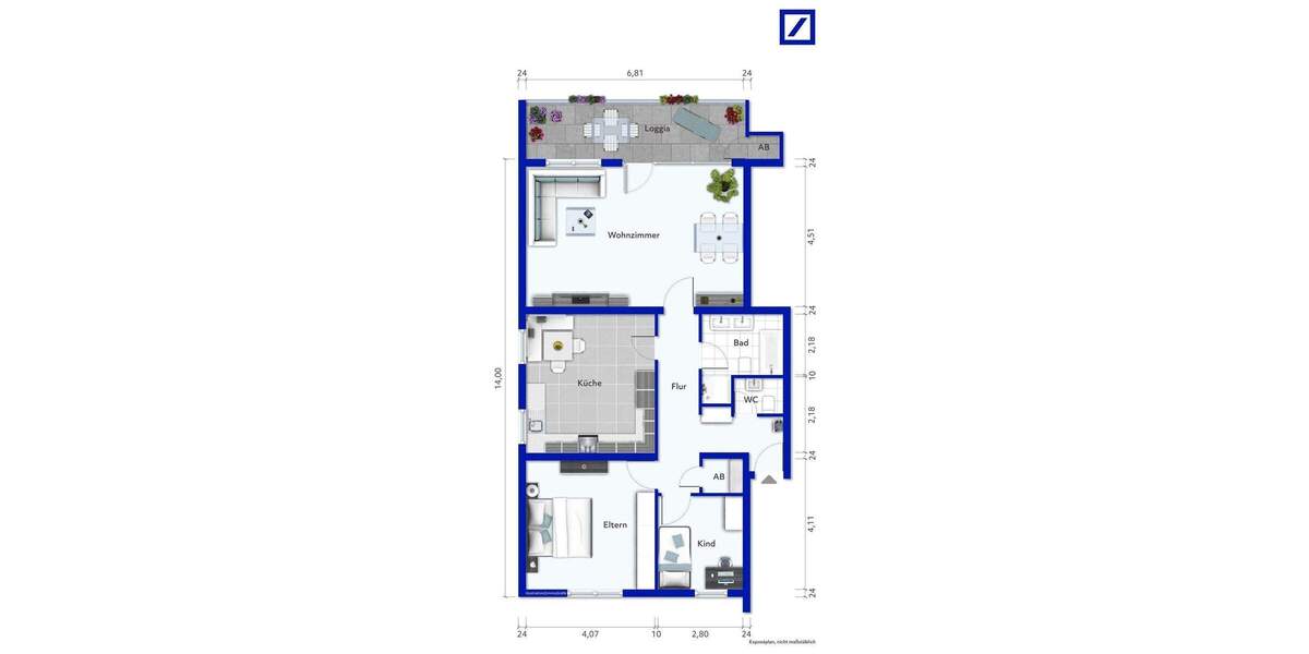 Etagenwohnung Wermelskirchen - 3 Zimmer, 95 m&sup2;, 245.000&euro; | Angebot:25744256