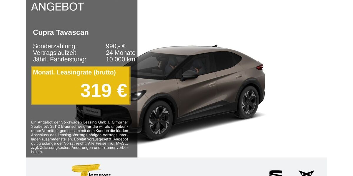 Cupra Tavascan 8.204 km 40.870 &euro; Lüdenscheid 58513