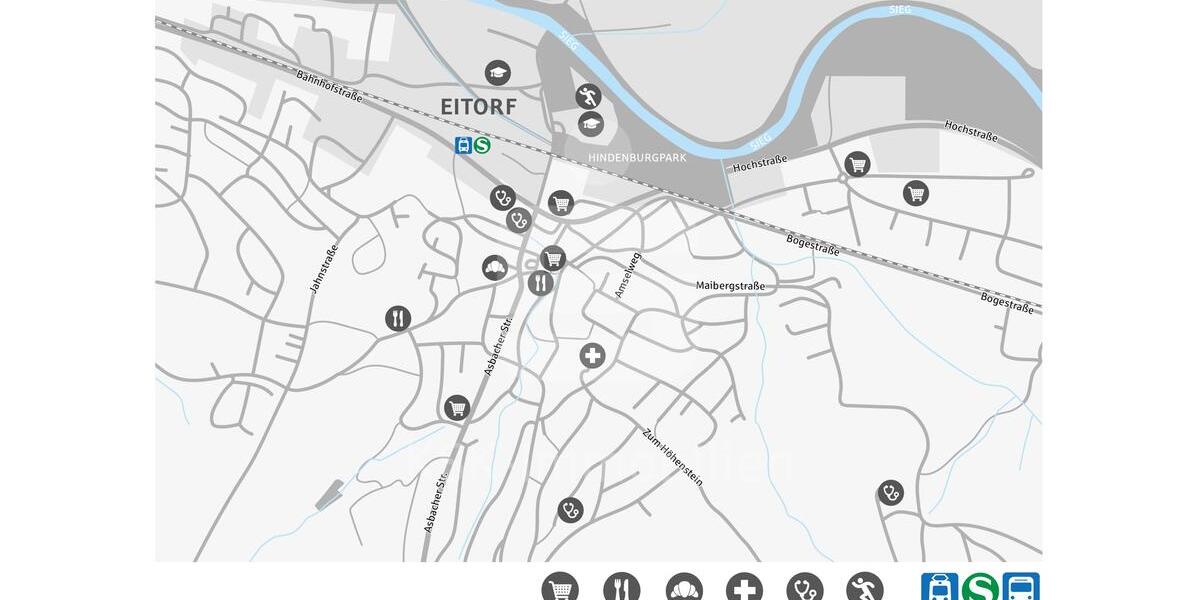 Etagenwohnung Eitorf - 3 Zimmer, 94 m&sup2;, 1.175&euro; | Angebot:25990256