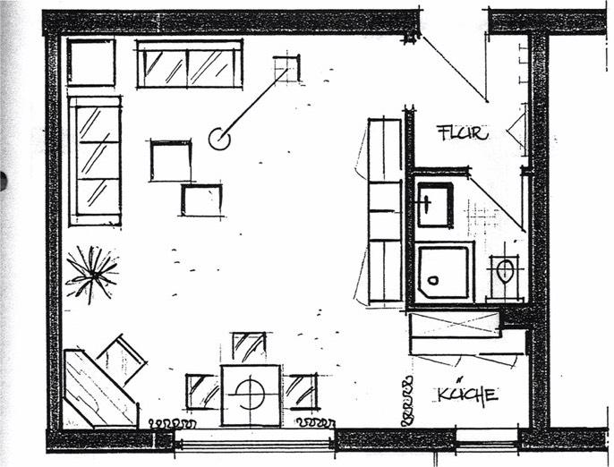 Erdgeschoßwohnung Gummersbach Berstig Süd - 1 Zimmer, 31 m&sup2;, 425&euro; | Angebot:26194880