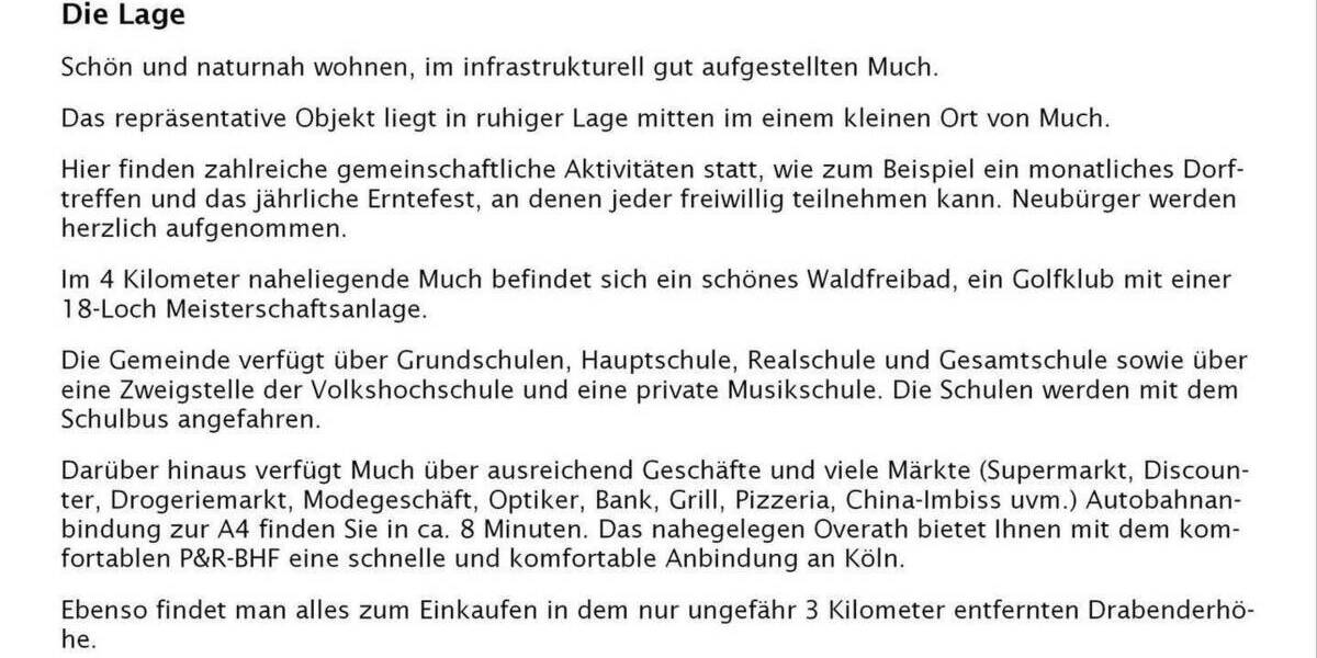 Bauernhaus, Landhaus Much Wellerscheid - 9 Zimmer, 222 m&sup2;, 517.000&euro; | Angebot:25757026