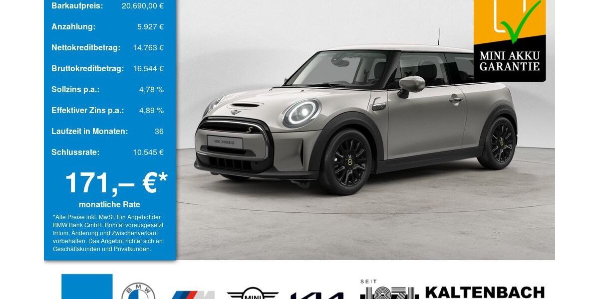 Mini Cooper SE 8.027 km 20.690 &euro; Wiehl 51674