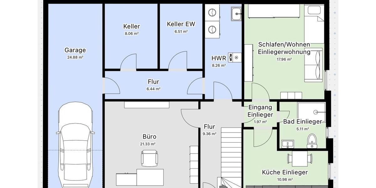 Erdgeschoßwohnung Gummersbach Berstig Süd - 1 Zimmer, 35 m&sup2;, 400&euro; | Angebot:25796042