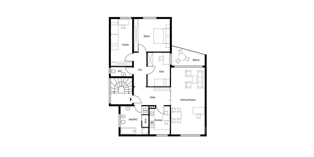 Etagenwohnung Attendorn - 4 Zimmer, 105 m&sup2;, 209.500&euro; | Angebot:25679900