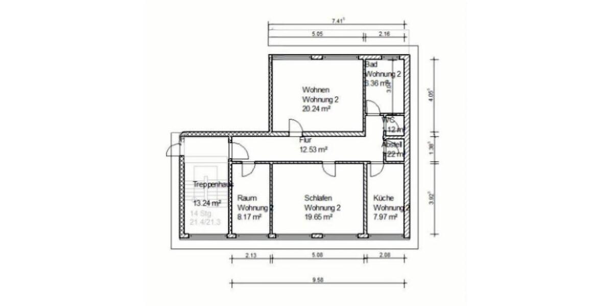 Etagenwohnung Reichshof - 3 Zimmer, 84 m&sup2;, 750&euro; | Angebot:27532791