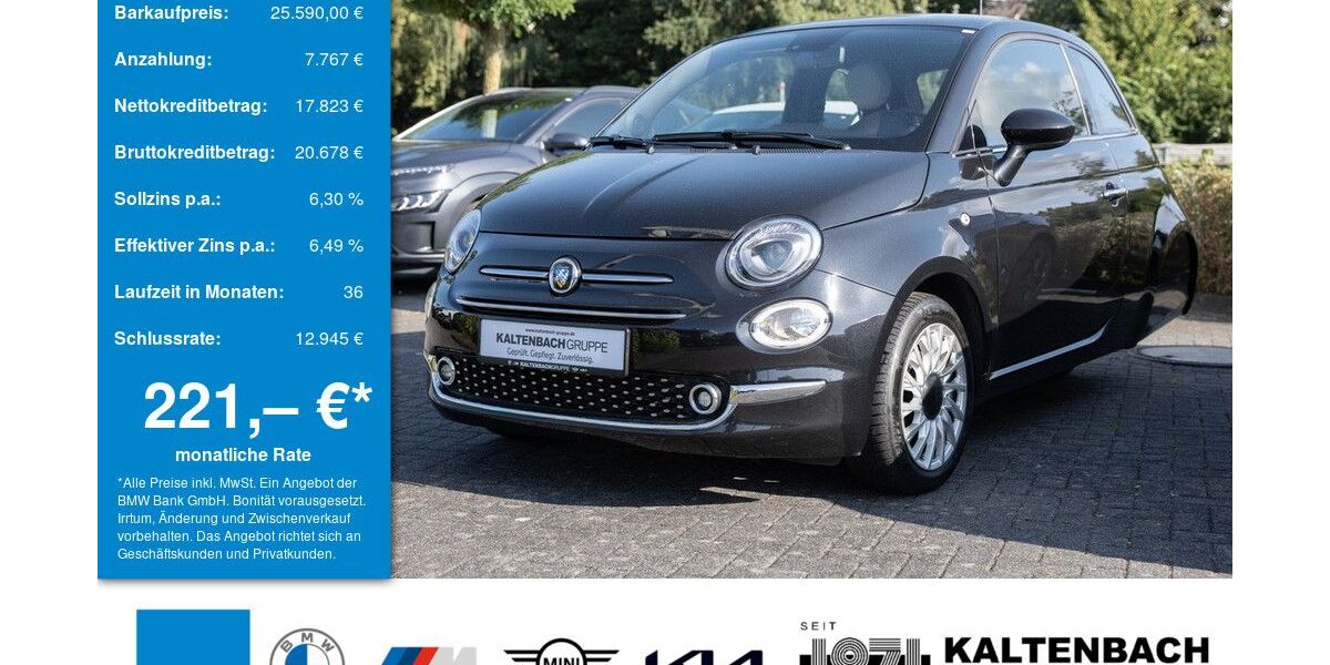 Fiat 500 36.149 km 25.290 &euro; Wiehl 51674